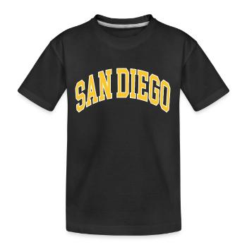San Diego - Kids' Premium Organic T-Shirt - black - Front