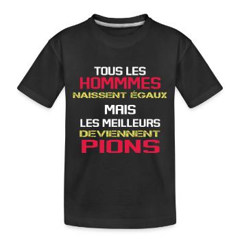 Pion Surveillant Collège Lycée Cadeau Humour - T-shirt bio Premium Enfant - noir - Devant