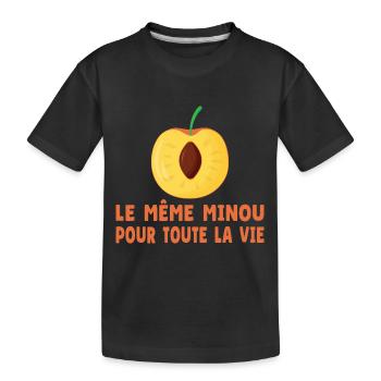 EVG Drôle Le Même Minou pour toute la vie - T-shirt bio Premium Enfant - noir - Devant