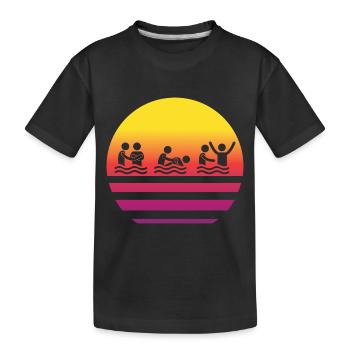 Église de baptême chrétienne religieuse baptisée en - T-shirt bio Premium Enfant - noir - Devant