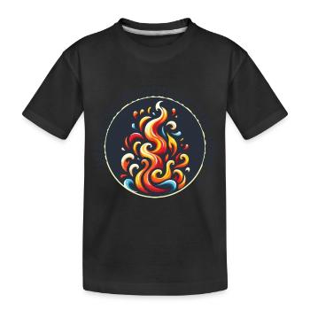 Paroles Mélomanes Auteurs-compositeurs Festival de musique - T-shirt bio Premium Enfant - noir - Devant