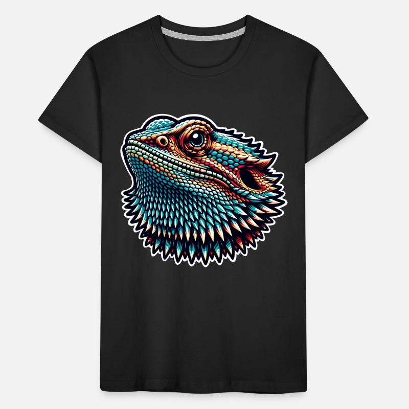 Bartagame Bartagamen Dragon barbu T-shirt bio Premium Enfant