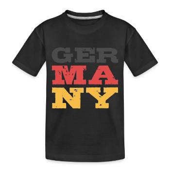 Allemagne - T-shirt bio Premium Enfant - noir - Devant
