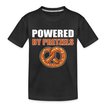 bretzel - T-shirt bio Premium Enfant - noir - Devant