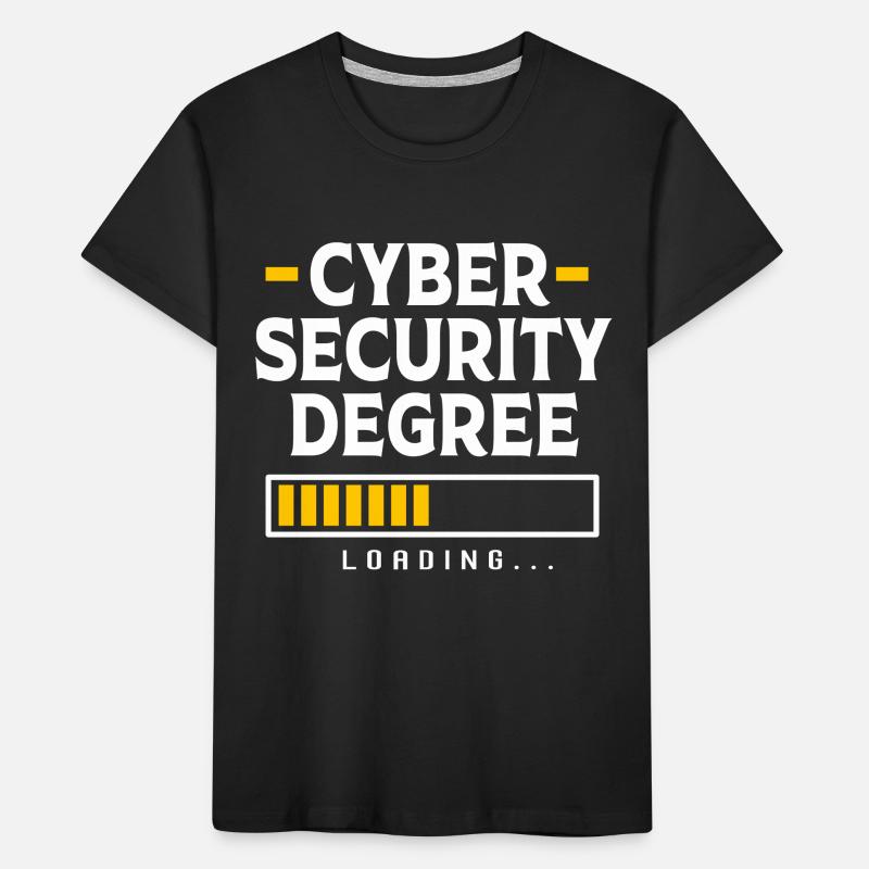 Cybersecurity Cyber Programmierer Hacker Kinder Premium Bio T-Shirt
