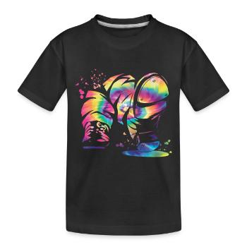 Tap Dancers Tap Dancing Kids Tap Dance - Kids' Premium Organic T-Shirt - black - Front
