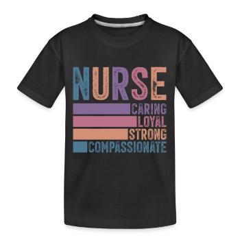 Infirmier - T-shirt bio Premium Enfant - noir - Devant