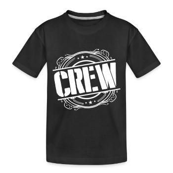 Timbres de l’équipage - T-shirt bio Premium Enfant - noir - Devant