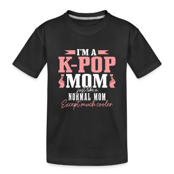 K-Pop Fan cadeau musique pop coréenne - T-shirt bio Premium Enfant - noir - Devant