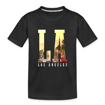 Los Angeles, Californie, Los Angeles - T-shirt bio Premium Enfant - noir - Devant