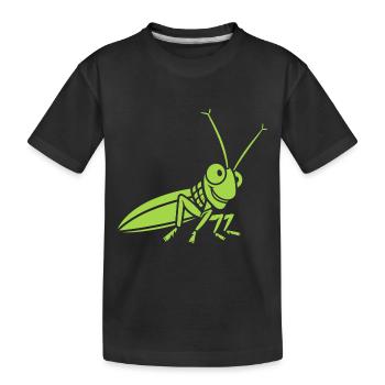 Sauterelle - T-shirt bio Premium Enfant - noir - Devant
