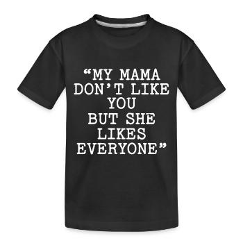 Paroles Mélomanes Auteurs-compositeurs Festival de musique - T-shirt bio Premium Enfant - noir - Devant