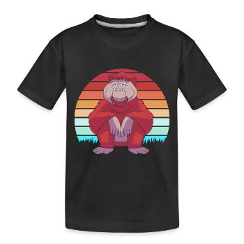 Orang-outan - T-shirt bio Premium Enfant - noir - Devant