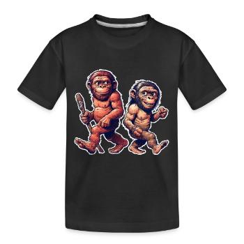 Neandertal - T-shirt bio Premium Enfant - noir - Devant