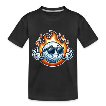 Golfe - T-shirt bio Premium Enfant - noir - Devant