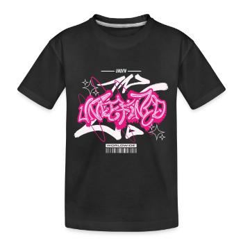 Streetwear Urban Graffiti - Kids' Premium Organic T-Shirt - black - Front
