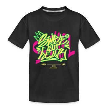 Streetwear Urban Graffiti - Kids' Premium Organic T-Shirt - black - Front