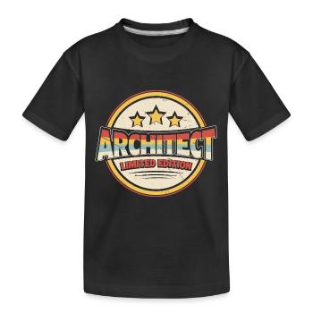 Architecte - T-shirt bio Premium Enfant - noir - Devant