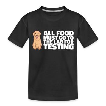 Cadeaux retriever pour les propriétaires de retriever - T-shirt bio Premium Enfant - noir - Devant
