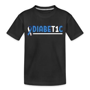 Patients diabétiques Insuline - T-shirt bio Premium Enfant - noir - Devant