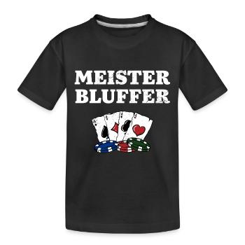 Master Bluffer Casino Poker Jeu Poker Poker - T-shirt bio Premium Enfant - noir - Devant