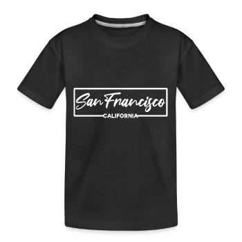 San Francisco Californie - T-shirt bio Premium Enfant - noir - Devant