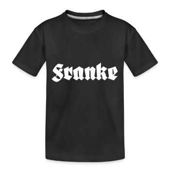 Franke Franken - Kinder Premium Bio T-Shirt - Schwarz - Vorne