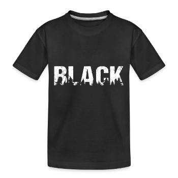 Black Forest Schwarzwald - Kids' Premium Organic T-Shirt - black - Front