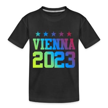 Vienne 2023 Vienne - T-shirt bio Premium Enfant - noir - Devant