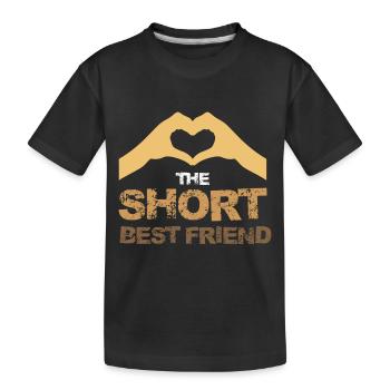 Petit meilleur ami - T-shirt bio Premium Enfant - noir - Devant