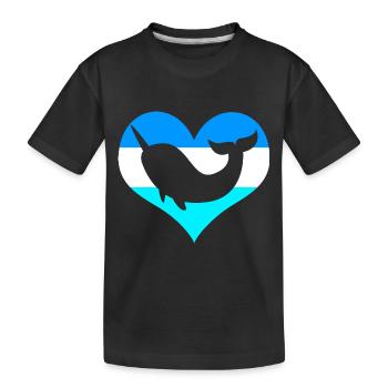 Narval - T-shirt bio Premium Enfant - noir - Devant