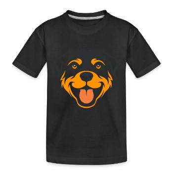 rottweiler - T-shirt bio Premium Enfant - noir - Devant