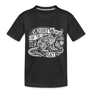 Ethno : Totem du Rat - T-shirt bio Premium Enfant - noir - Devant