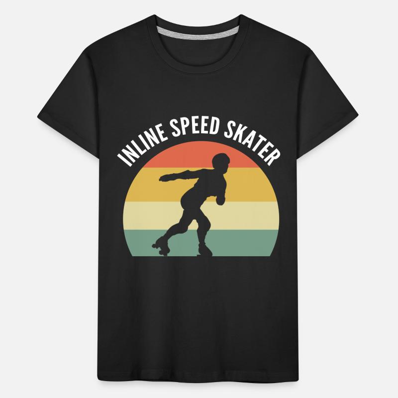 Roller Skating Roller Skates Inline Skates Kids' Premium Organic T-Shirt