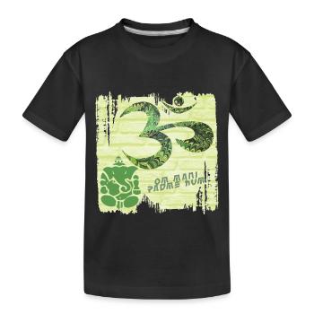 om mit ganesha e 35 - Kinder Premium Bio T-Shirt - Schwarz - Vorne