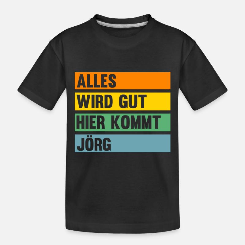 Jorg - Kinder Premium Bio T-Shirt - Schwarz