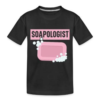 Savonneur Savon fait à la main Savon Fabricant de Savon - T-shirt bio Premium Enfant - noir - Devant