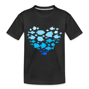 Aquariophile d’aquarium - T-shirt bio Premium Enfant - noir - Devant