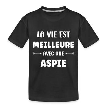 Aspie - T-shirt bio Premium Enfant - noir - Devant