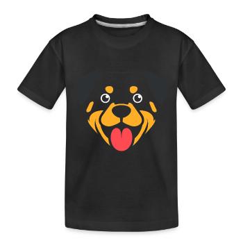 rottweiler - T-shirt bio Premium Enfant - noir - Devant