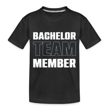 Bachelor Team - Kinder Premium Bio T-Shirt - Schwarz - Vorne
