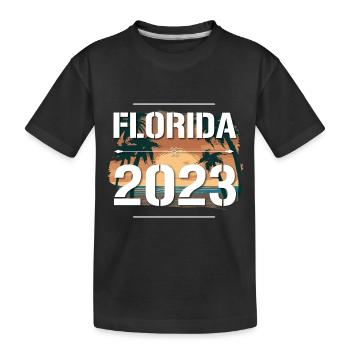 Floride 2023 - T-shirt bio Premium Enfant - noir - Devant