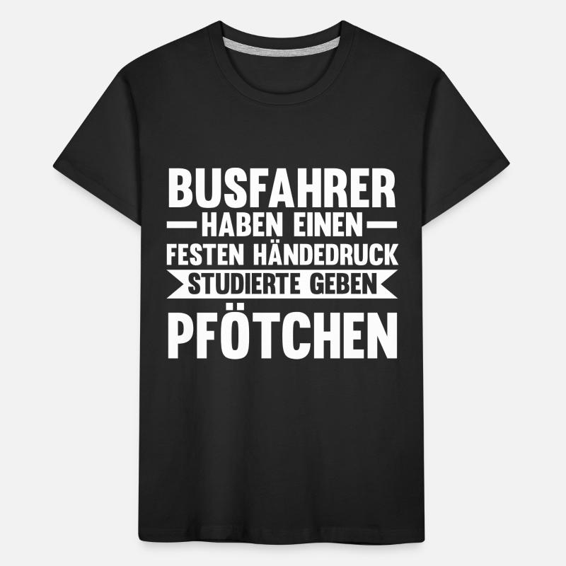 Bus Busfahrer Kinder Premium Bio T-Shirt