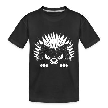 Porc-épic - T-shirt bio Premium Enfant - noir - Devant