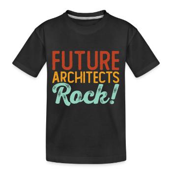 Architecte - T-shirt bio Premium Enfant - noir - Devant