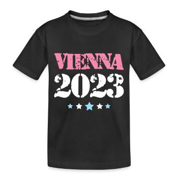 Vienne 2023 Vienne - T-shirt bio Premium Enfant - noir - Devant