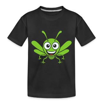 Sauterelle - T-shirt bio Premium Enfant - noir - Devant