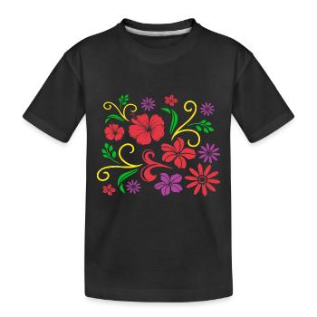 Botaniker - Kinder Premium Bio T-Shirt - Schwarz - Vorne