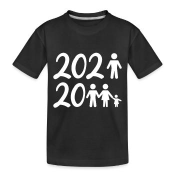 2021-2022 famille - T-shirt bio Premium Enfant - noir - Devant