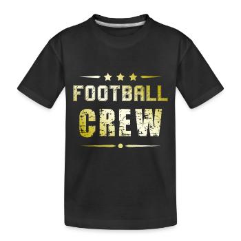 Équipe de football - T-shirt bio Premium Enfant - noir - Devant